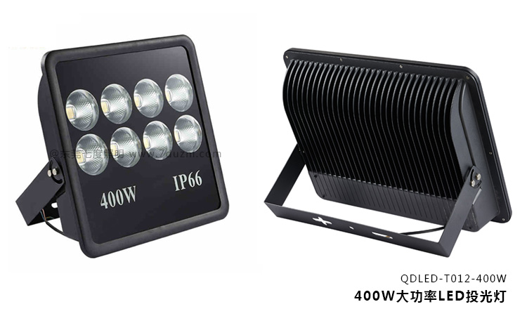 ����400W����LEDͶ�������\���挍(sh��)��Ч��